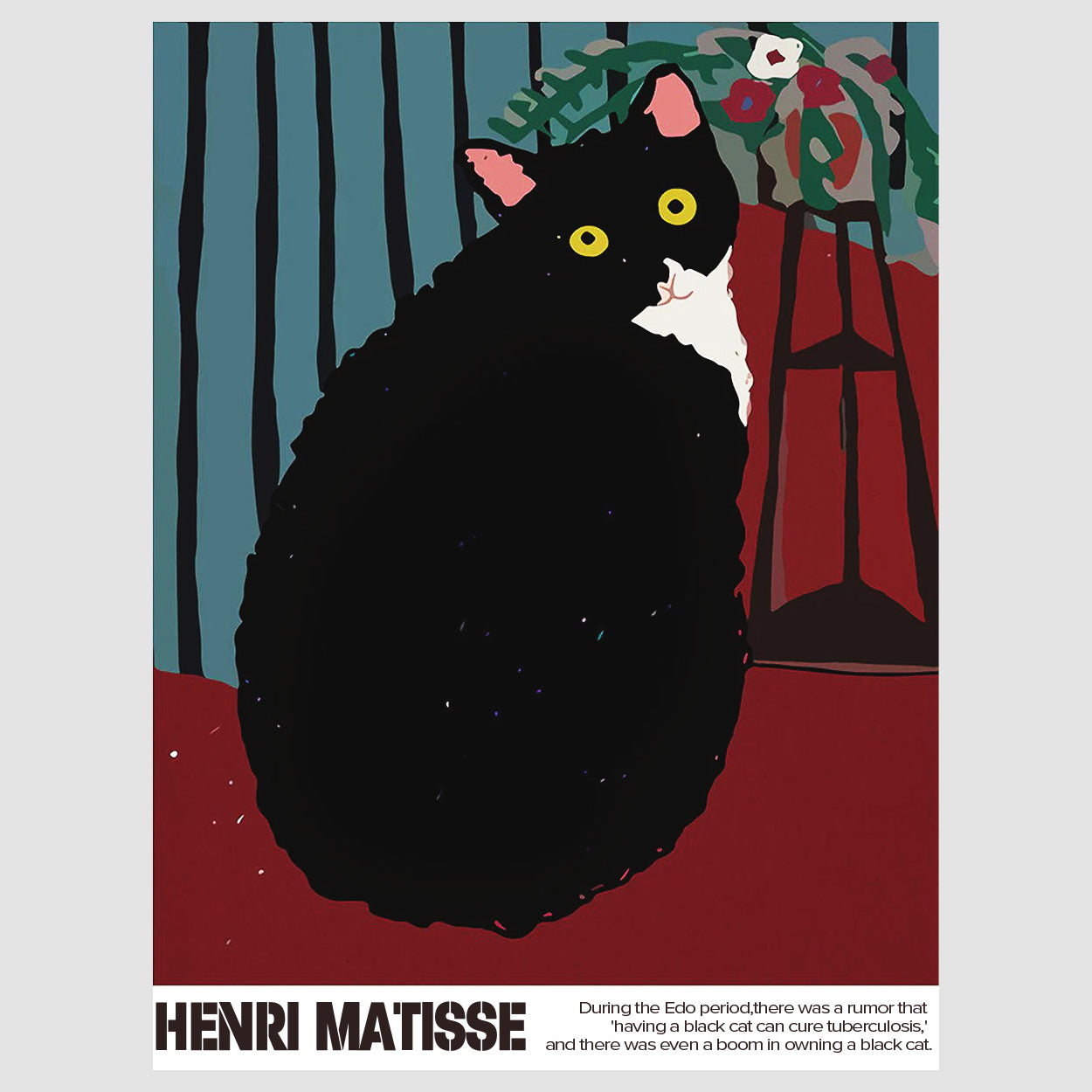 マティスの猫のイラスト