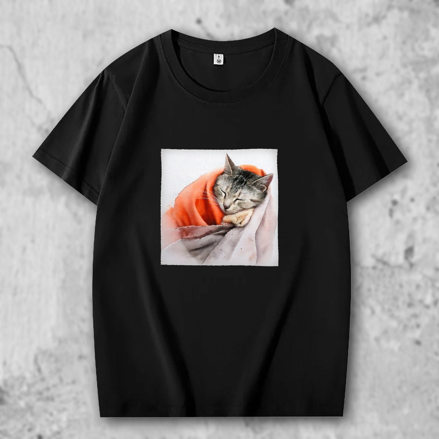 かわいい猫 ネコグッズ 猫Tシャツ 猫雑貨 猫パーカー 専門店 オリジナルTシャツ おくるみ猫さん