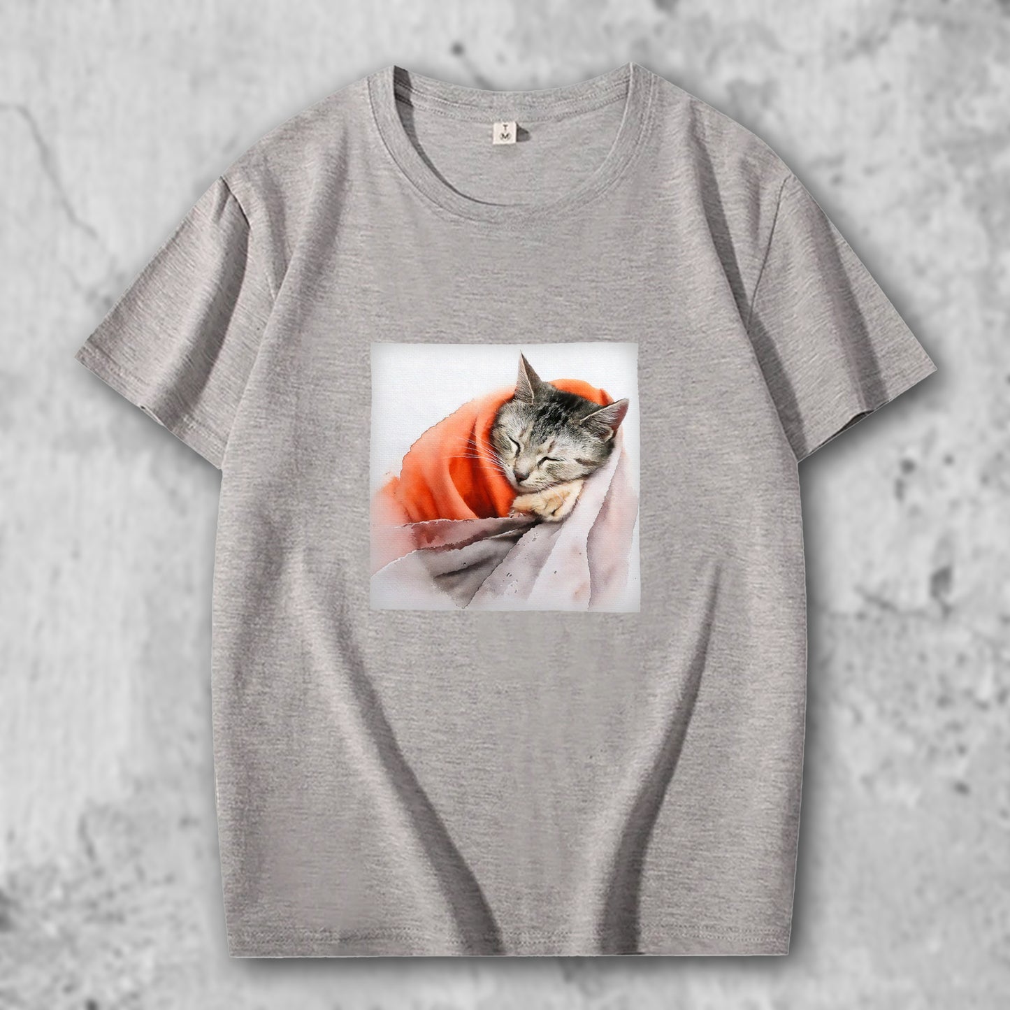 かわいい猫 ネコグッズ 猫Tシャツ 猫雑貨 猫パーカー 専門店 オリジナルTシャツ おくるみ猫さん
