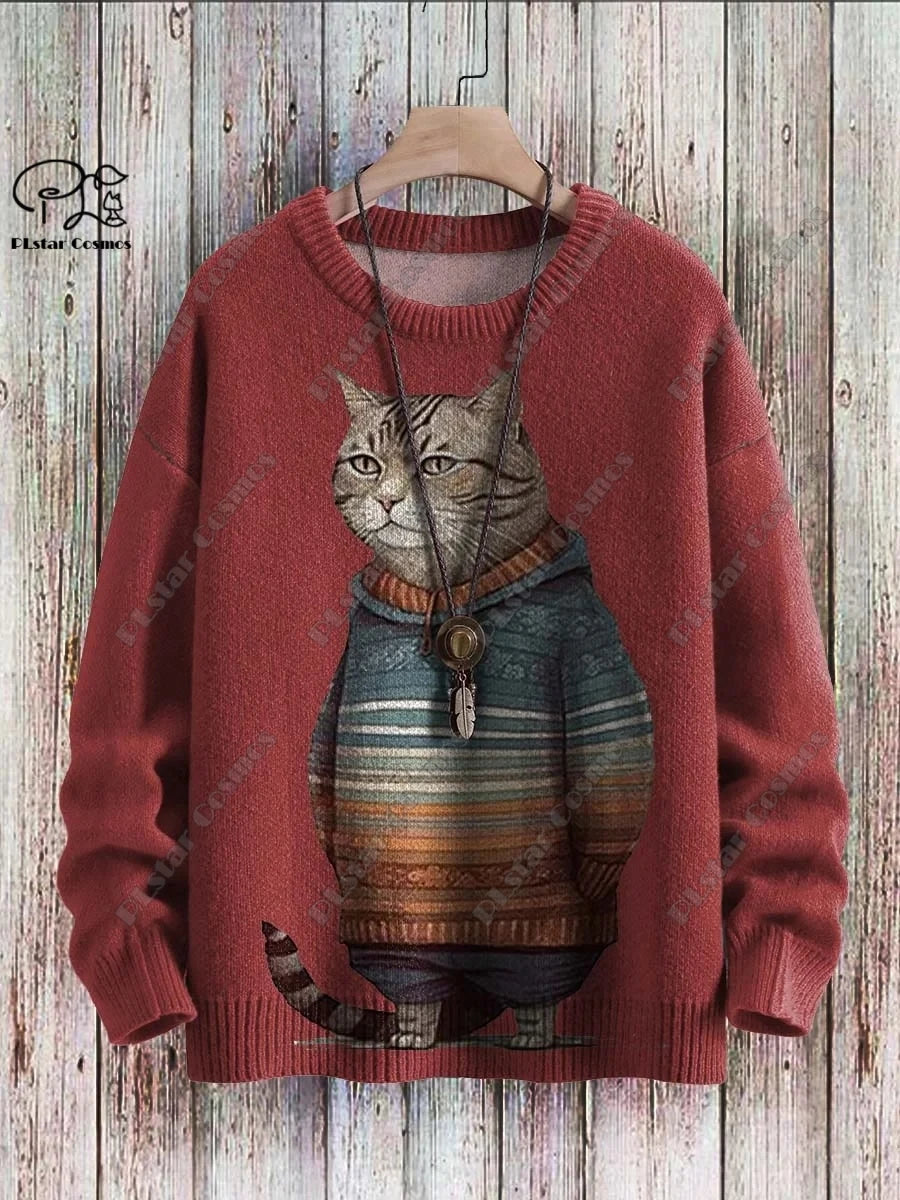 かわいい猫 ネコグッズ 猫 t シャツ 猫雑貨 猫セーター セーターを着た猫たち