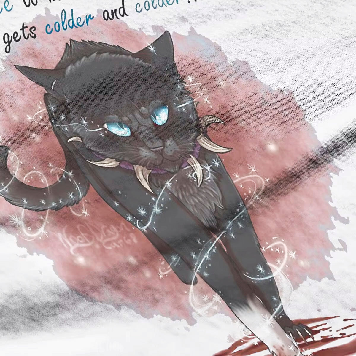 かわいい猫 ネコグッズ 猫Tシャツ 猫雑貨 猫パーカー 専門店 黒猫は小さな戦士