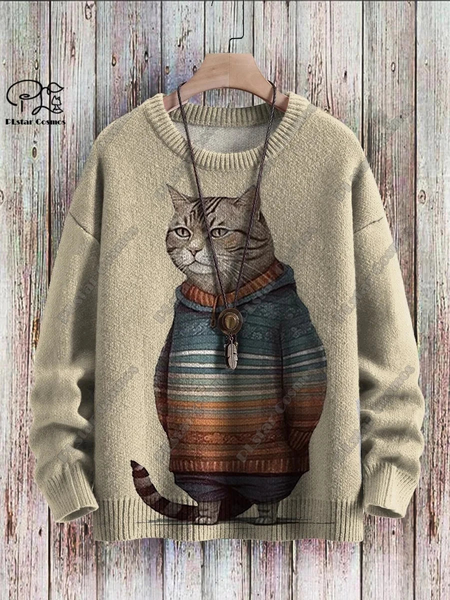 かわいい猫 ネコグッズ 猫 t シャツ 猫雑貨 猫セーター セーターを着た猫たち