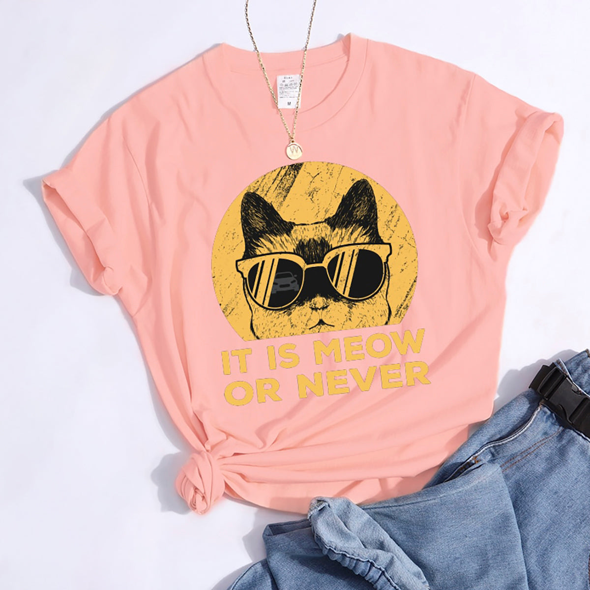 Tシャツ【ラッパー猫だミャオゥ】猫Tシャツ 猫グッズ 猫雑貨 おしゃれ猫