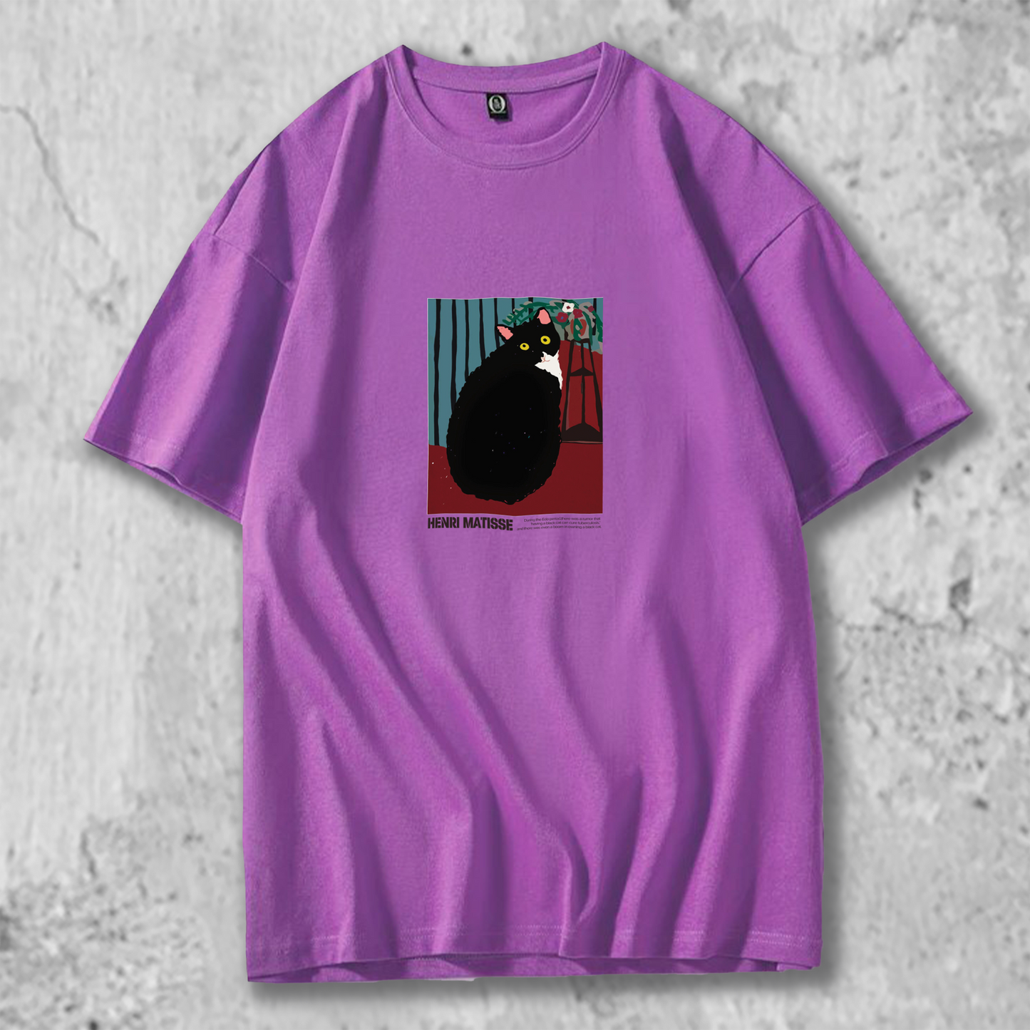 オリジナルTシャツ 【 振り向く黒猫 】猫Tシャツ 猫グッズ 猫雑貨 猫プレゼント