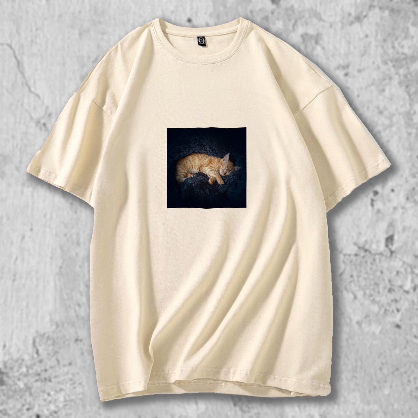 オリジナルTシャツ 【 眠る茶トラ 】猫Tシャツ 猫グッズ 猫雑貨 猫プレゼント
