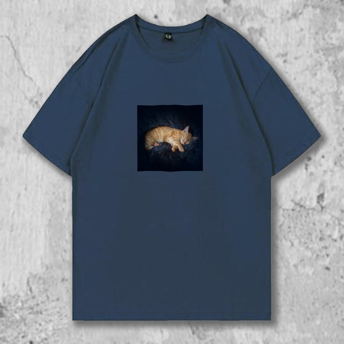 オリジナルTシャツ 【 眠る茶トラ 】猫Tシャツ 猫グッズ 猫雑貨 猫プレゼント