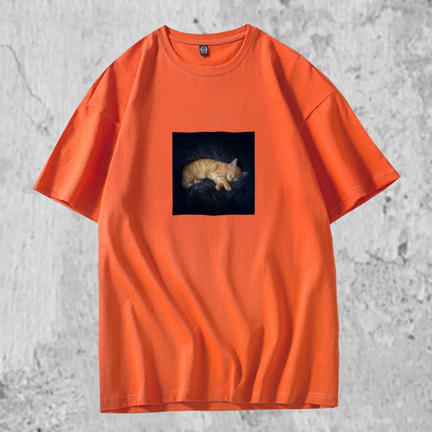 オリジナルTシャツ 【 眠る茶トラ 】猫Tシャツ 猫グッズ 猫雑貨 猫プレゼント