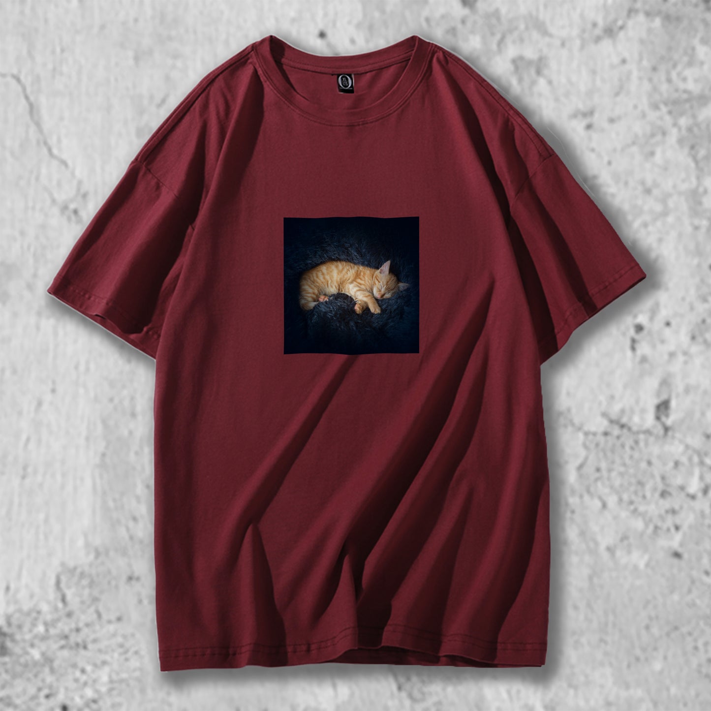 オリジナルTシャツ 【 眠る茶トラ 】猫Tシャツ 猫グッズ 猫雑貨 猫プレゼント
