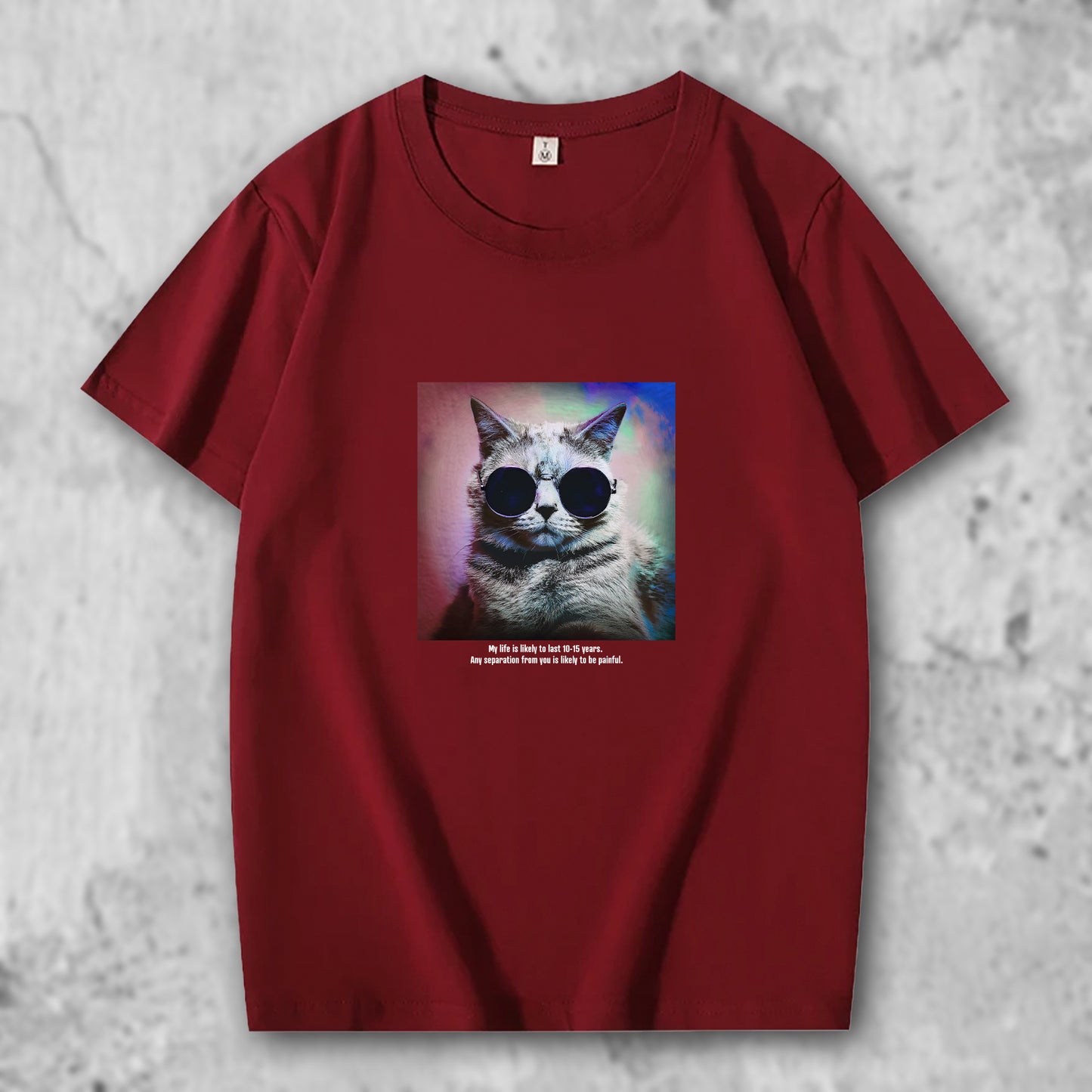 かわいい猫 ネコグッズ 猫Tシャツ 猫雑貨 猫パーカー 専門店 オリジナルTシャツ サイケなサングラス猫