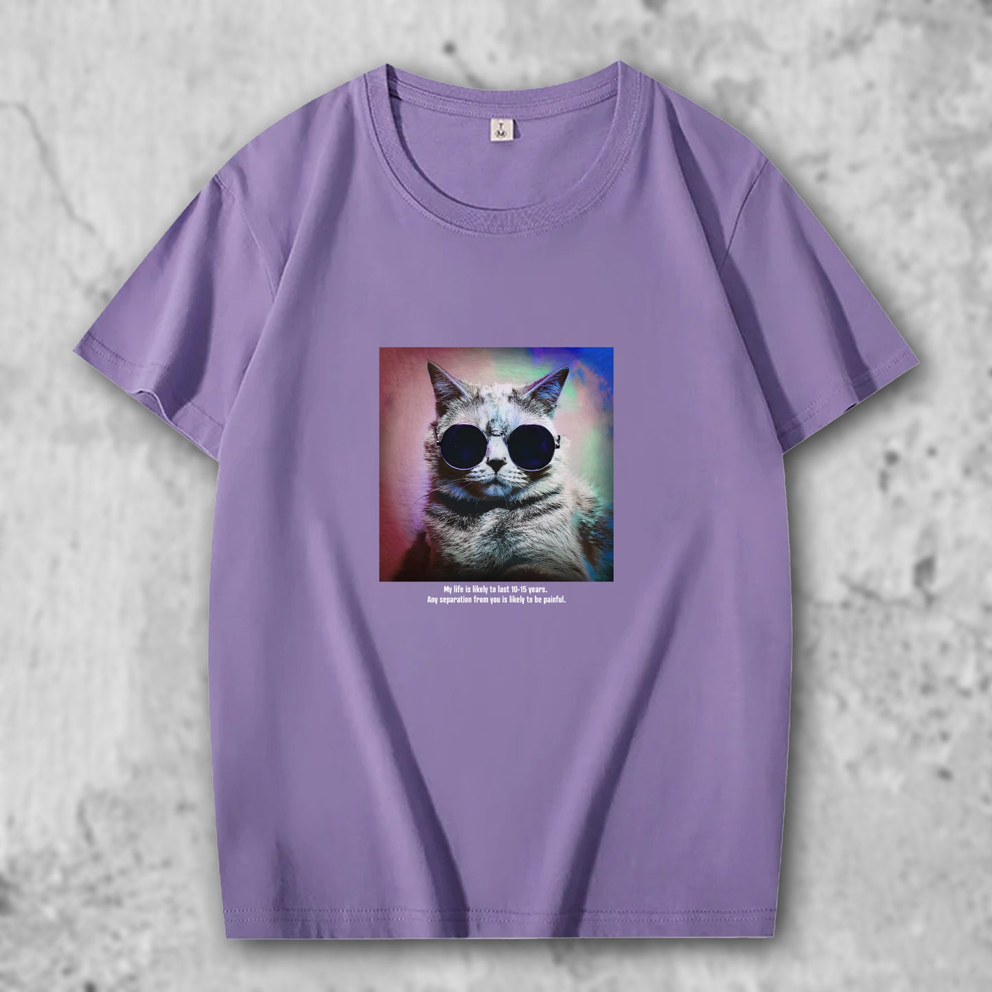 かわいい猫 ネコグッズ 猫Tシャツ 猫雑貨 猫パーカー 専門店 オリジナルTシャツ サイケなサングラス猫