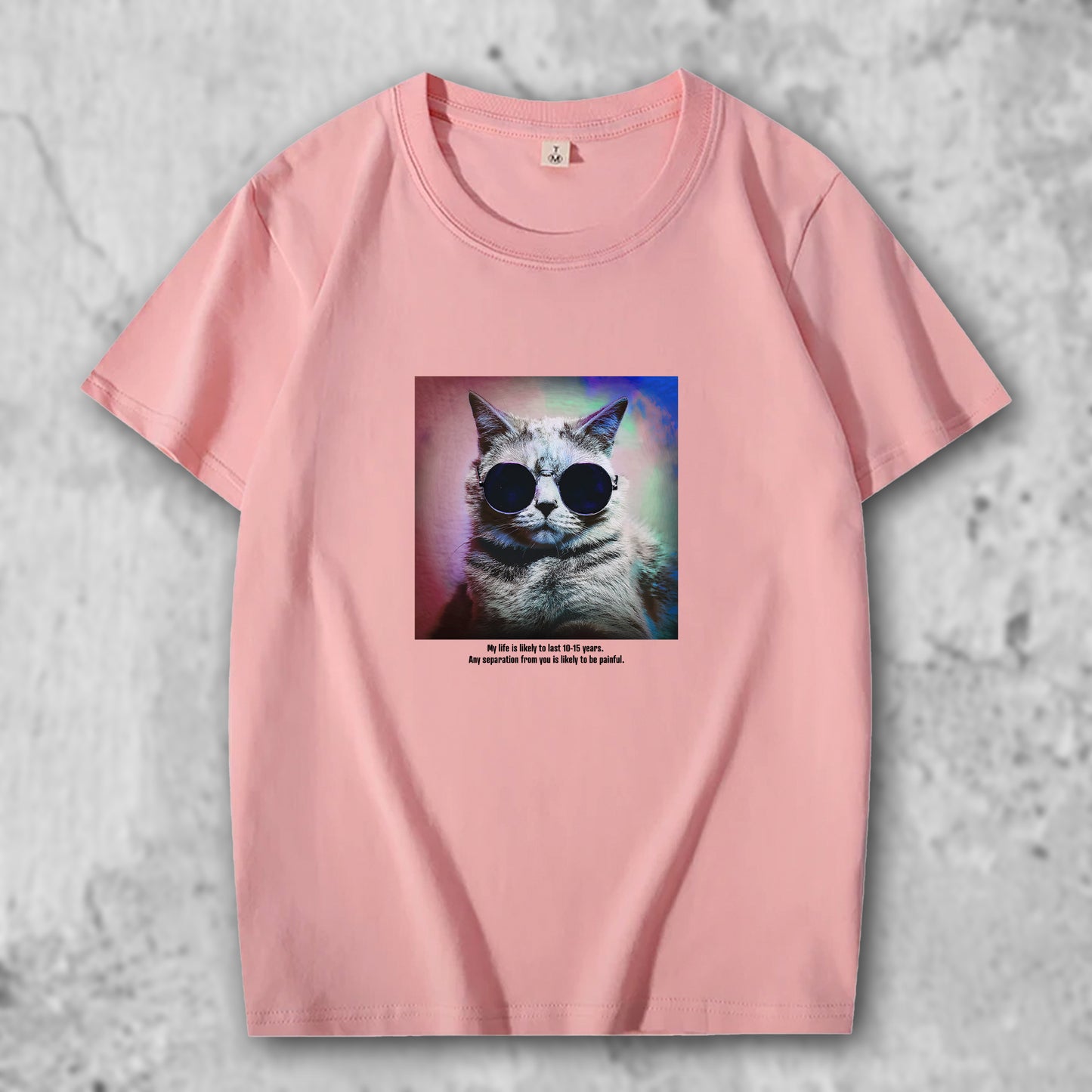 かわいい猫 ネコグッズ 猫Tシャツ 猫雑貨 猫パーカー 専門店 オリジナルTシャツ サイケなサングラス猫