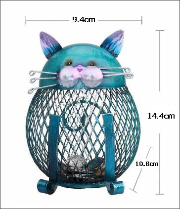 猫の貯金箱のサイズ