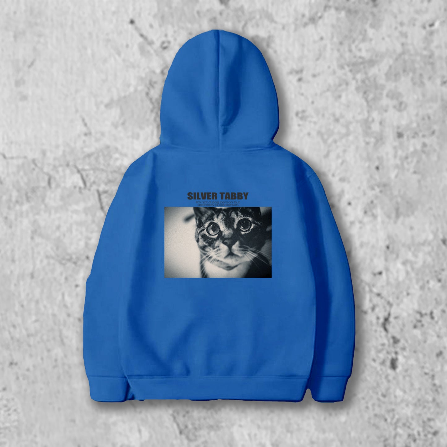 オリジナル パーカー バックプリント【サバトラ猫ピキ】猫パーカー 猫グッズ 猫雑貨 猫プレゼント