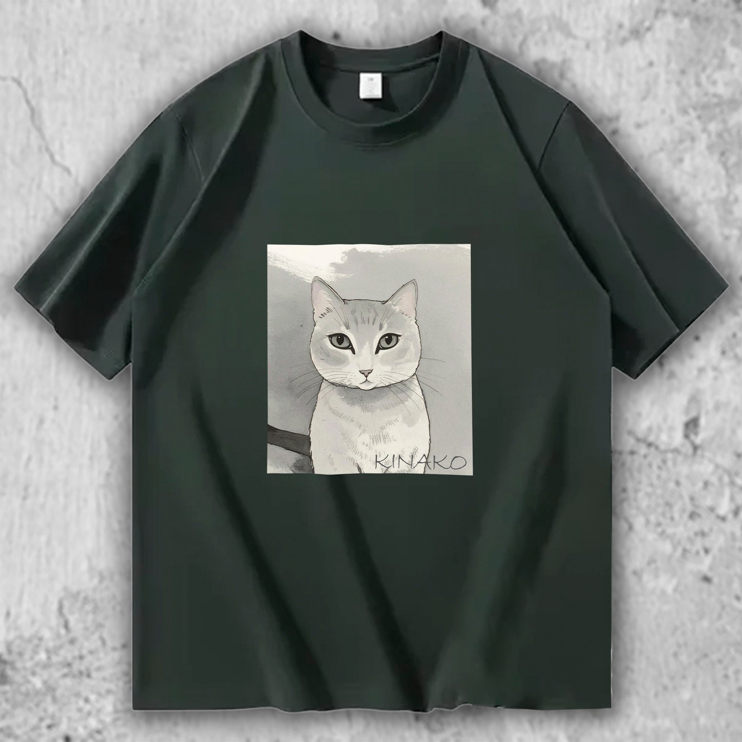 猫 イラスト Tシャツ｜KINAKO – nekome オリジナル