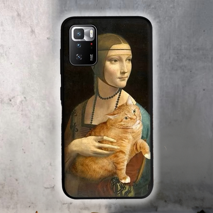 iphone ケースｰネコグッズ 専門店 猫雑貨 おしゃれ 猫イラスト 世界の絵画シリーズ