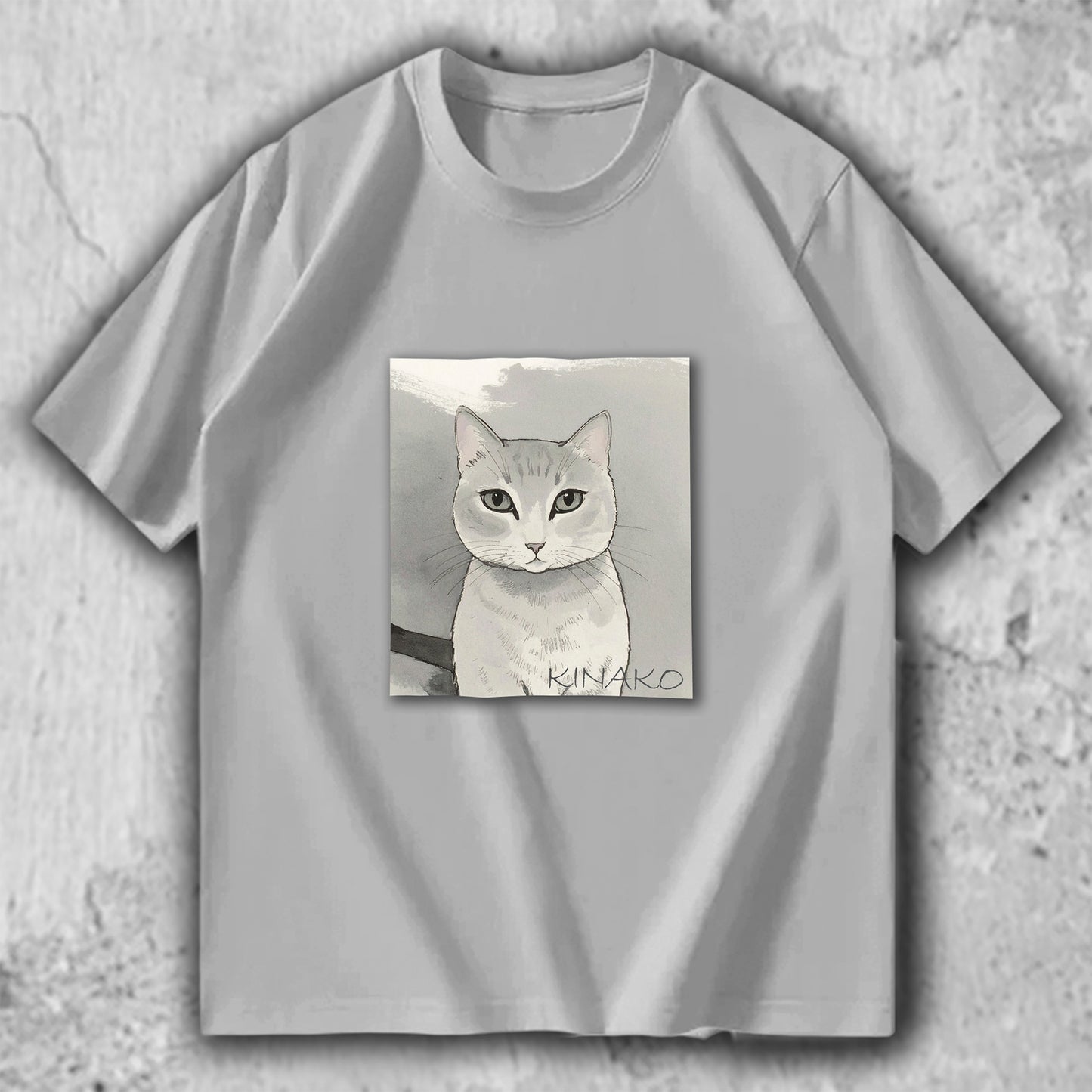 猫 イラスト Tシャツ｜KINAKO – nekome オリジナル
