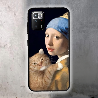 iphone ケースｰネコグッズ 専門店 猫雑貨 おしゃれ 猫イラスト 世界の絵画シリーズ