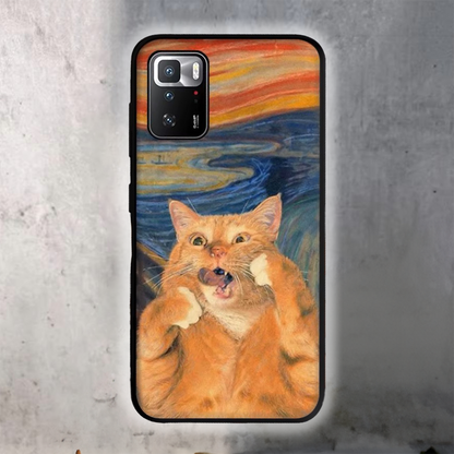 iphone ケースｰネコグッズ 専門店 猫雑貨 おしゃれ 猫イラスト 世界の絵画シリーズ