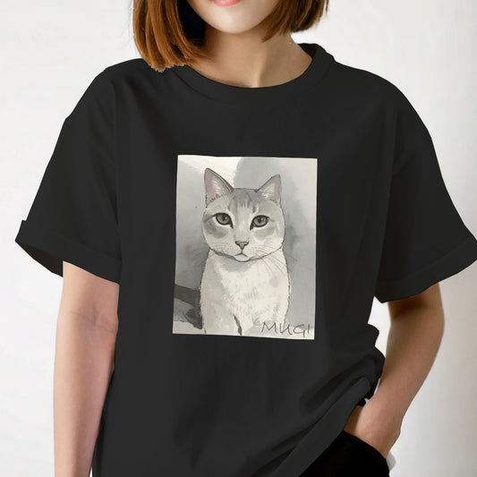 猫 イラスト Tシャツ｜MUGI – nekome オリジナル