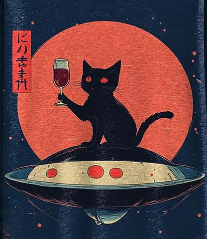 かわいい猫 ネコグッズ 猫Tシャツ 猫雑貨 猫パーカー 猫スエットシャツ ルネッサ～ンス