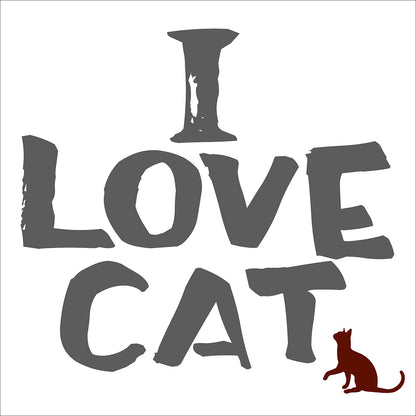 I LOVE CATと書かれたロゴ