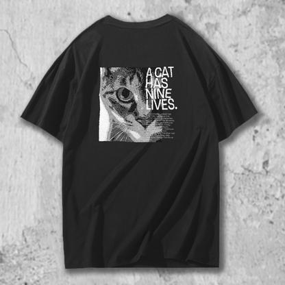 ナインライブスのＴシャツの黒