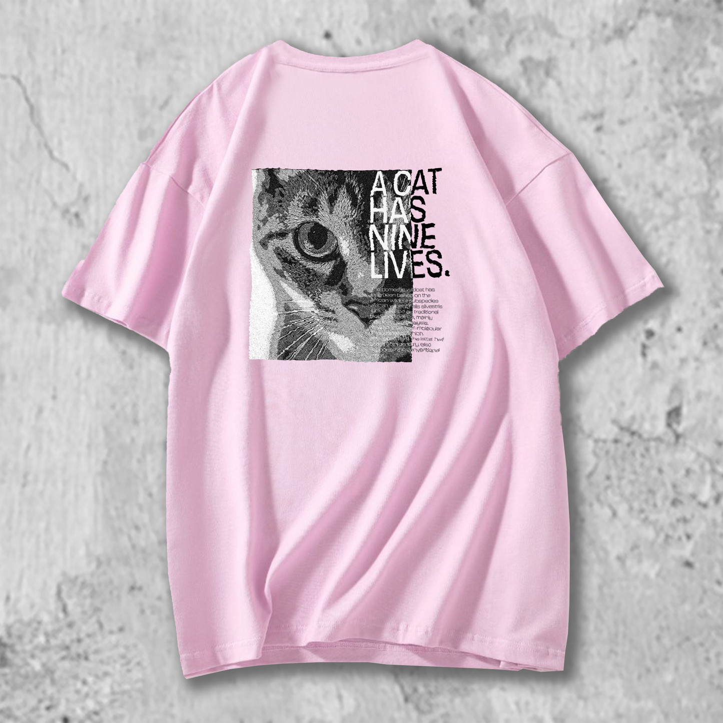 ナインライブスのＴシャツのピンク