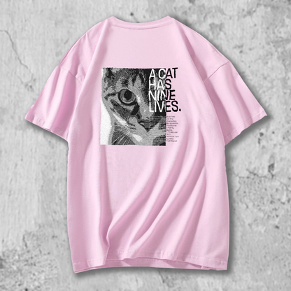 ナインライブスのＴシャツのピンク