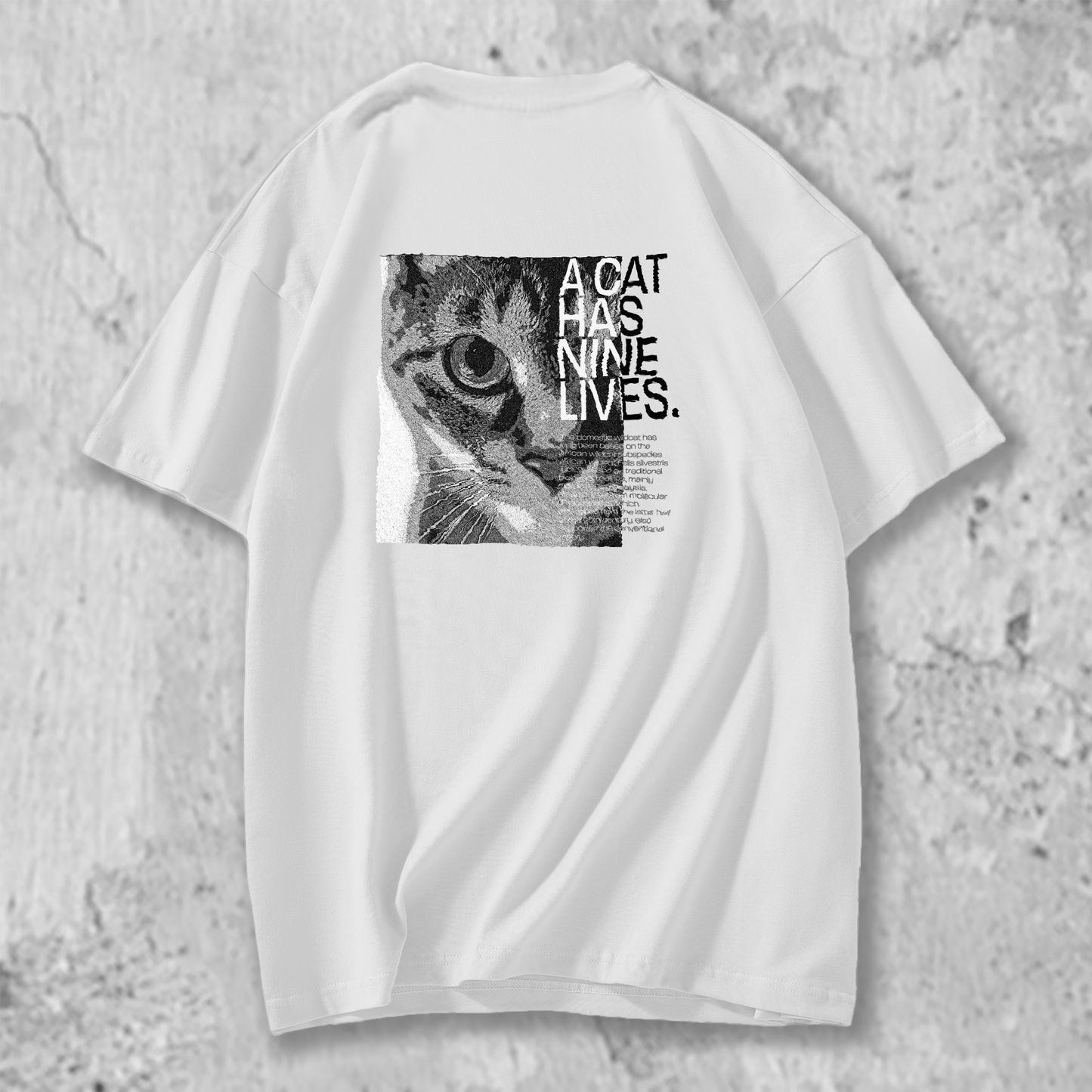 ナインライブスのＴシャツの白
