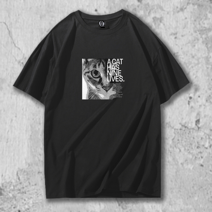 ナインライブスTシャツの黒