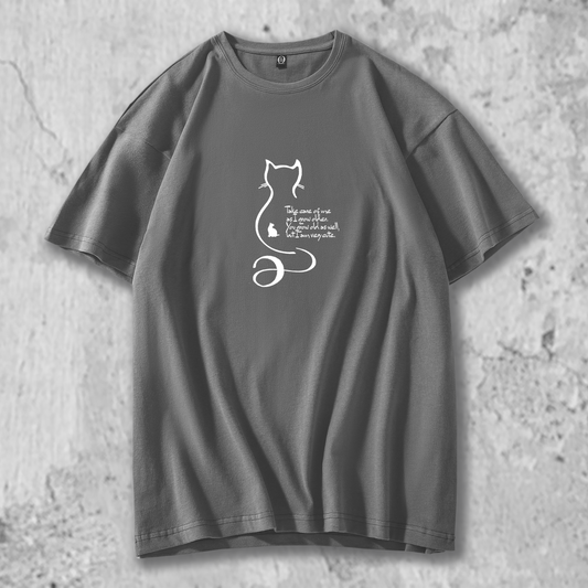 オリジナルＴシャツ【猫の十戒(第９戒)】猫Tシャツ 猫グッズ 猫雑貨 猫プレゼント